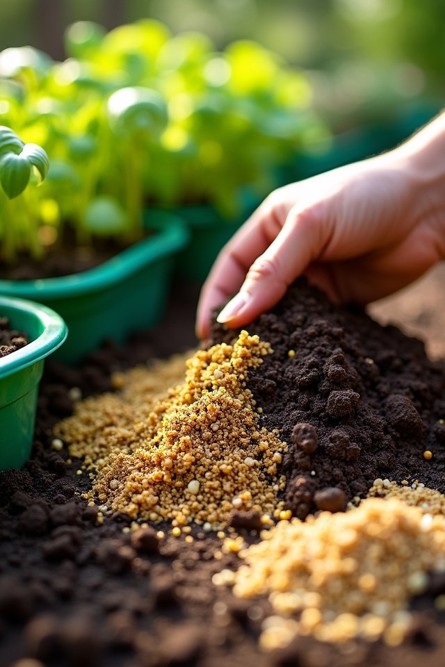 organic soil nutrient selection