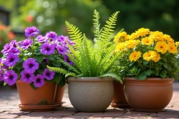 patio container gardening plants