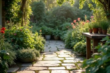 patio gardening in shade