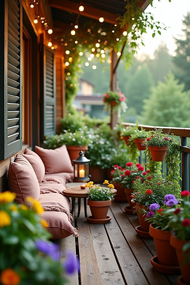 personal oasis balcony decor