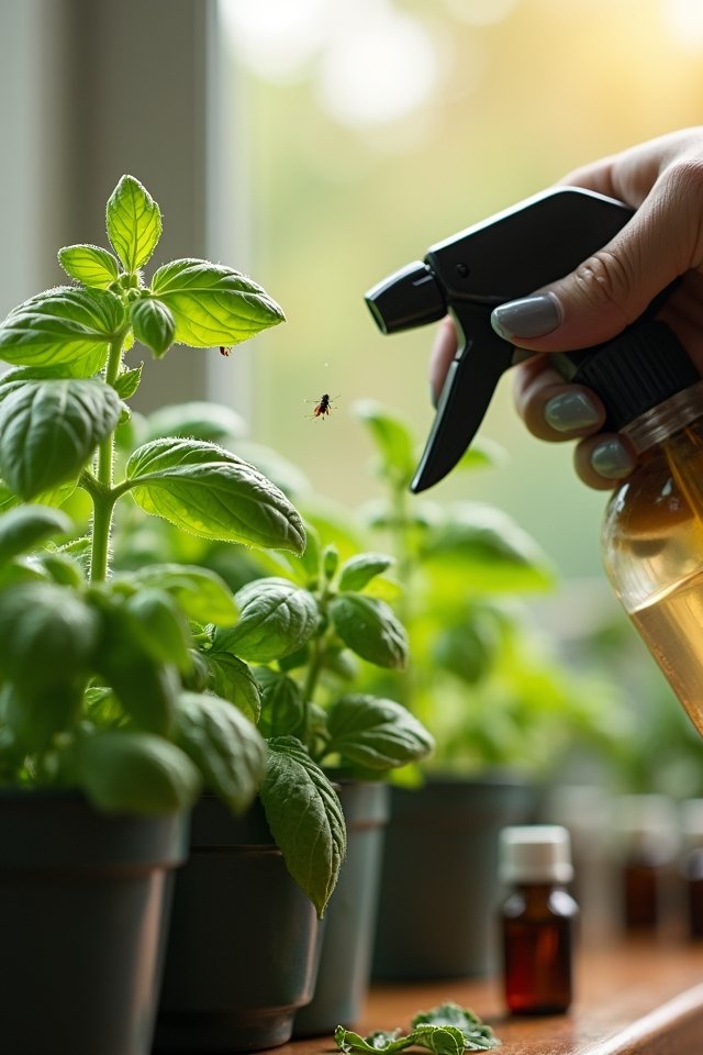 pest management for container herbs