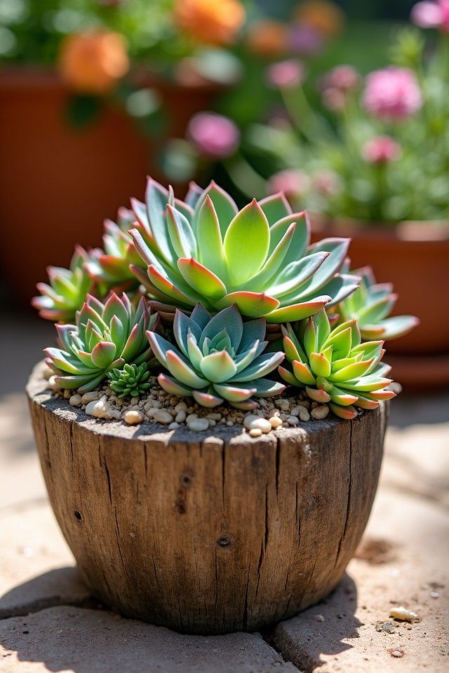 playful drought resistant succulents