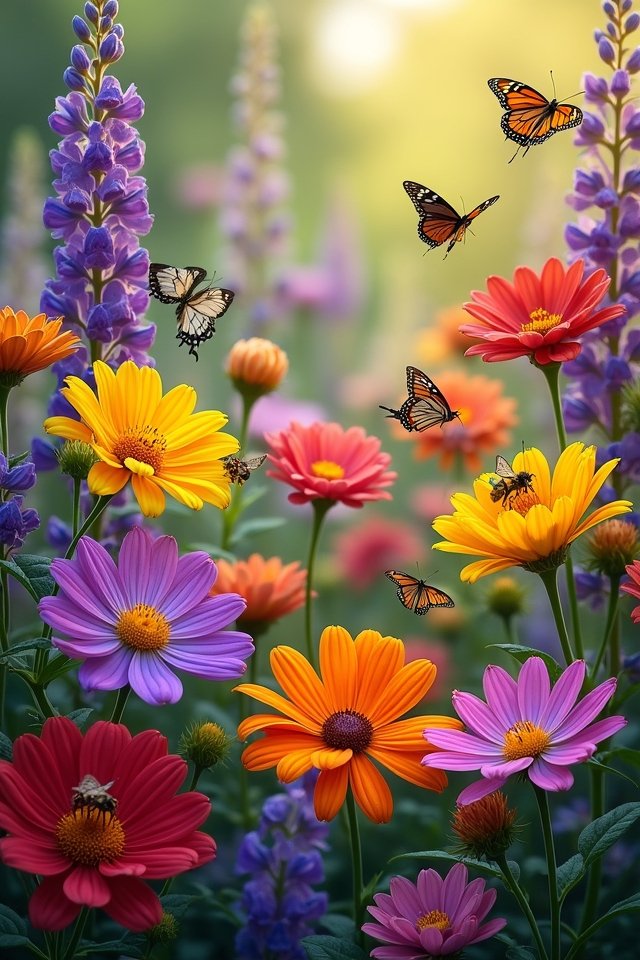 pollinator friendly flower selection