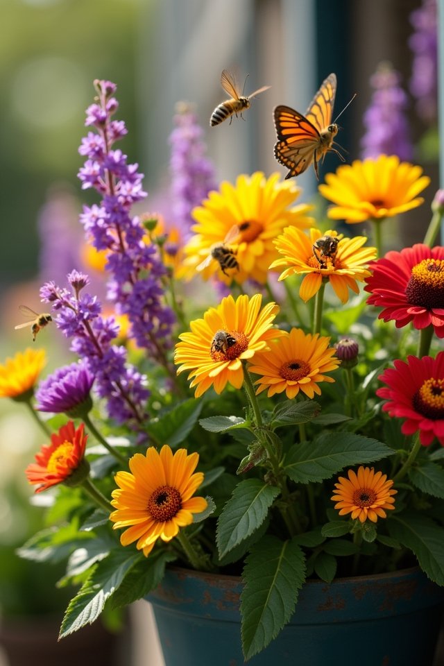 pollinator friendly flower selection