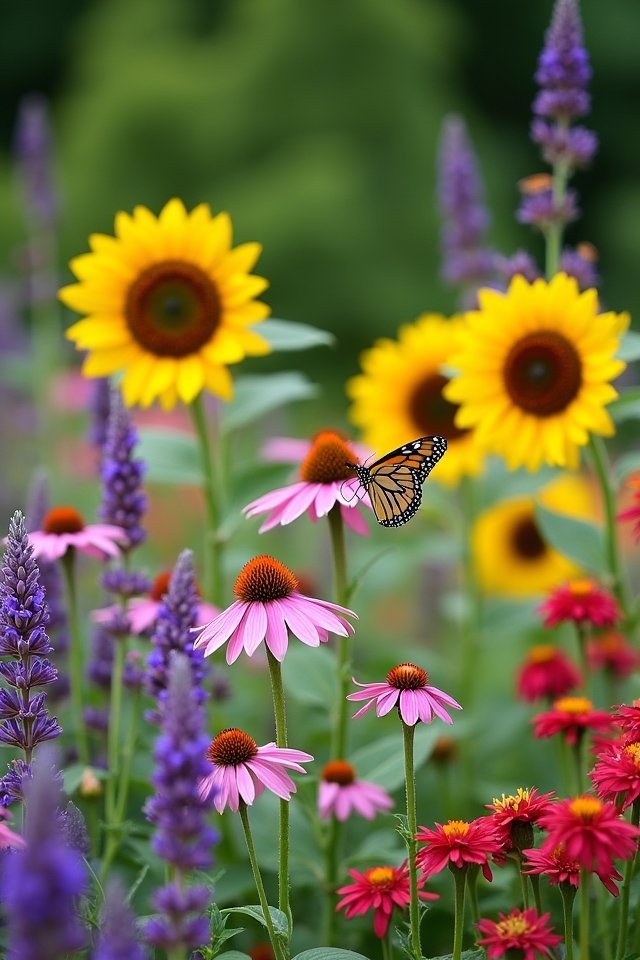 pollinator friendly garden selection