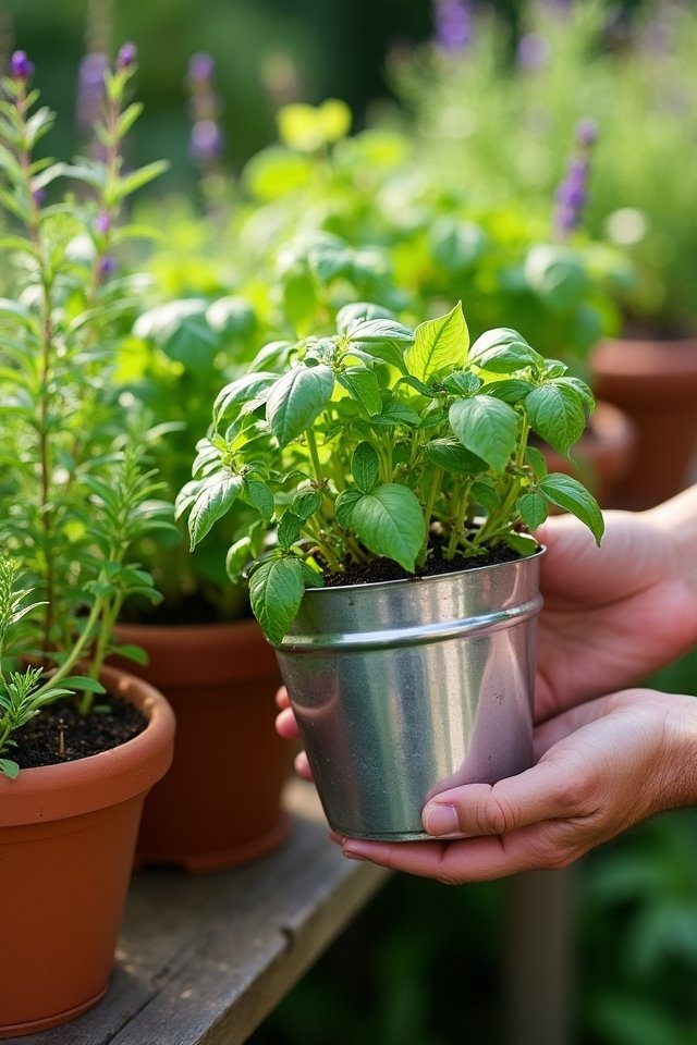 portable lightweight container gardening