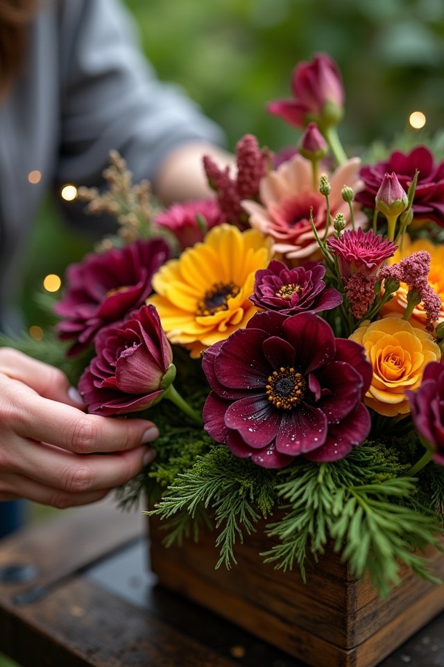 prepare cozy planting containers