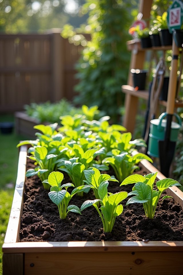 prepare soil and space