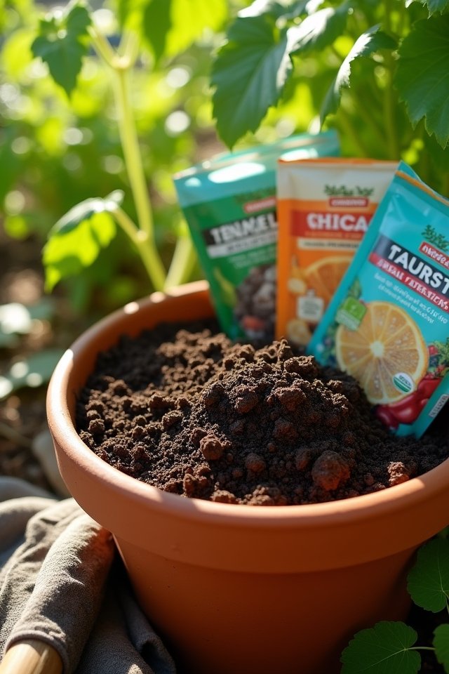 prepare soil with nutrients