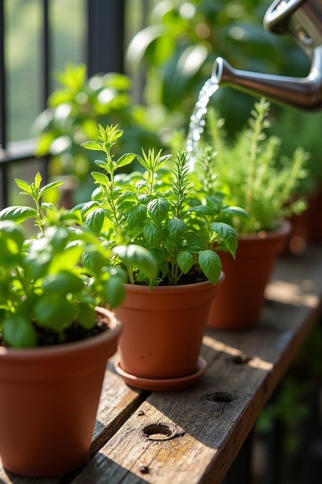 proper drainage for herbs