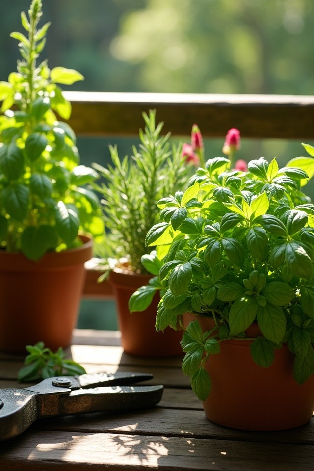prune herbs for flavorful growth