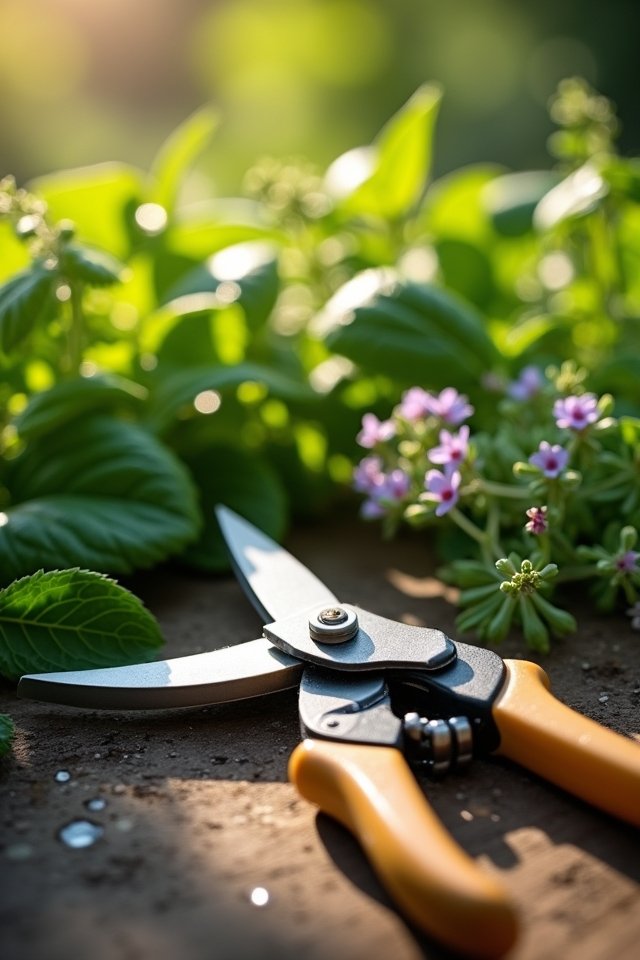 pruning shears promote plant growth