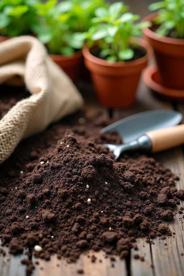 quality potting soil preparation