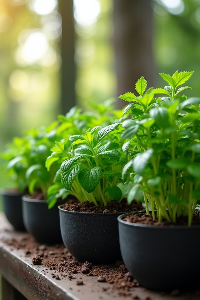 quality soil for herbs