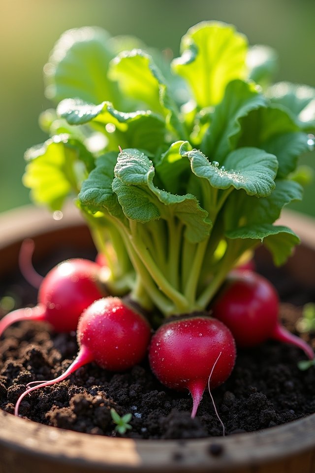 radishes crunchy zesty garden delight