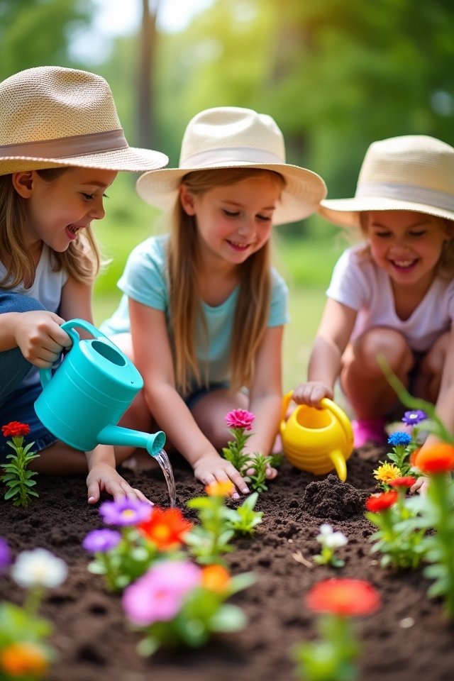 rainbow garden planting adventure