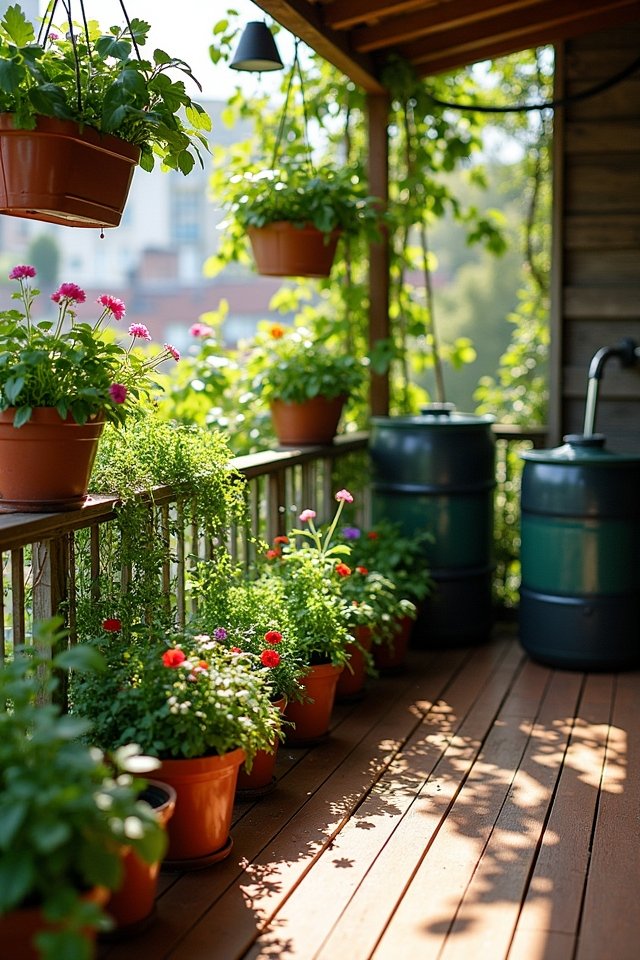 rainwater harvesting system setup