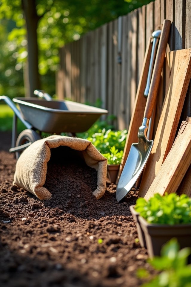 raised bed garden materials