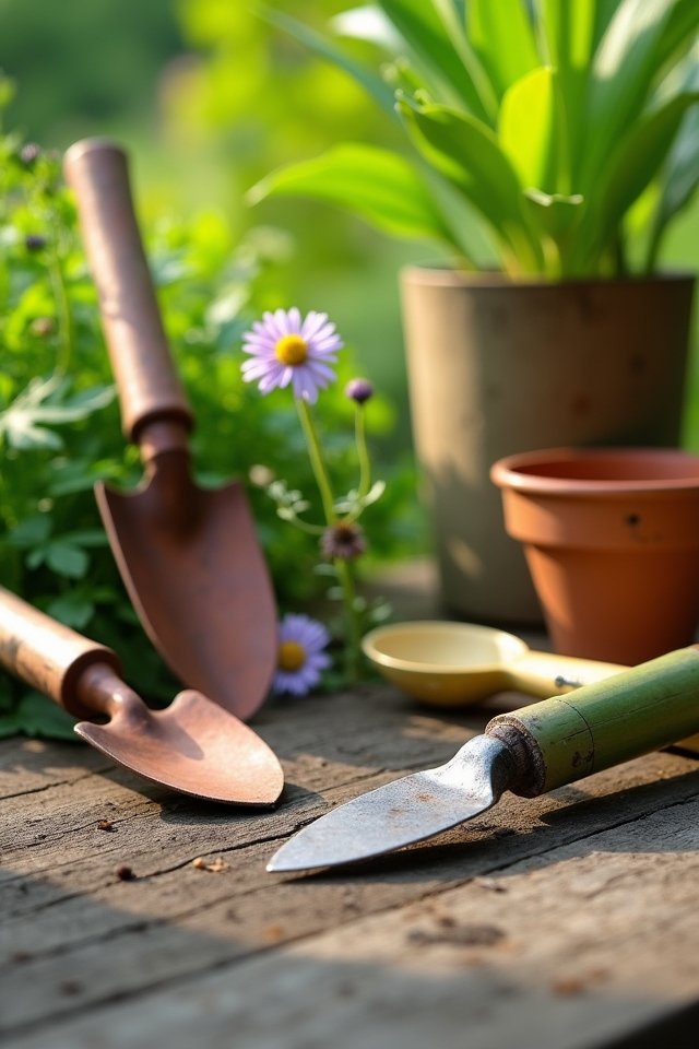 recycled materials enhance gardening
