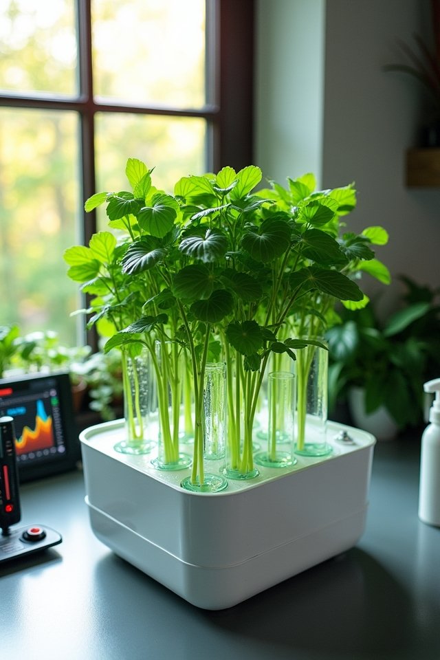 regular hydroponic system maintenance