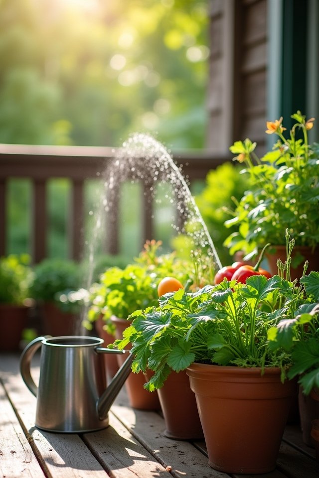 regular watering enhances growth