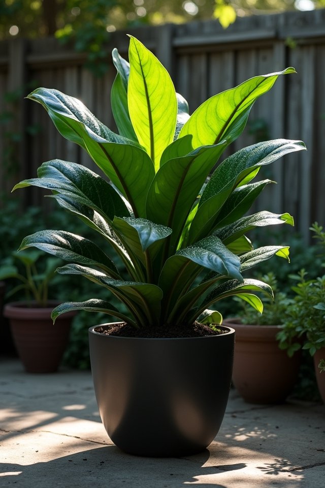 resilient low light container plant