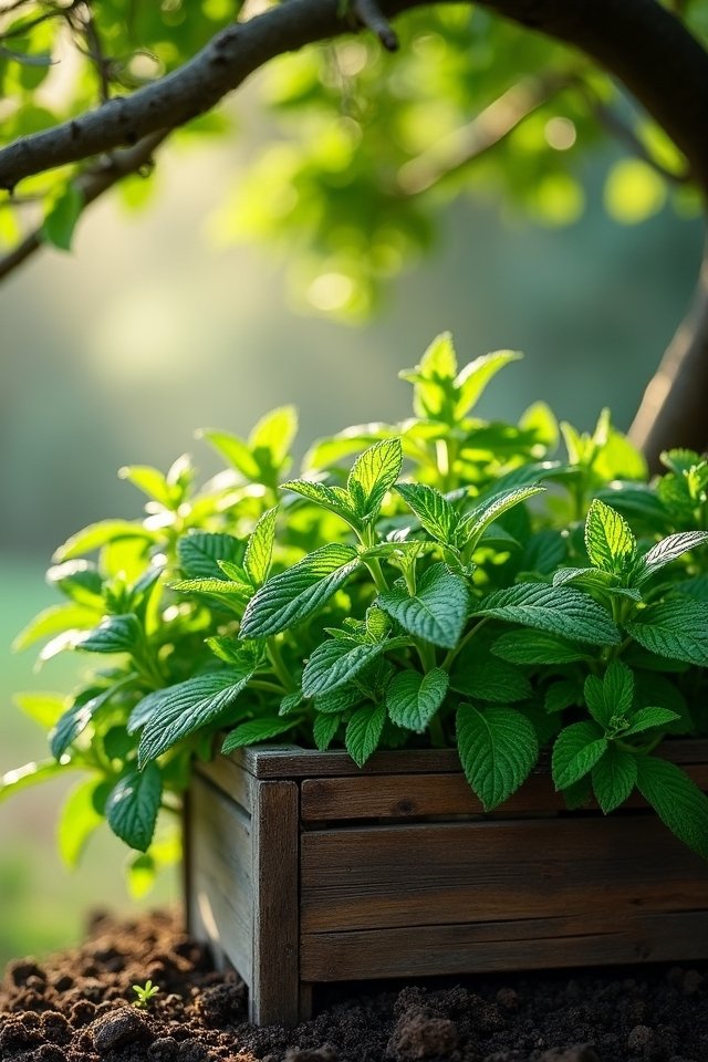 revitalizing mint for gardens