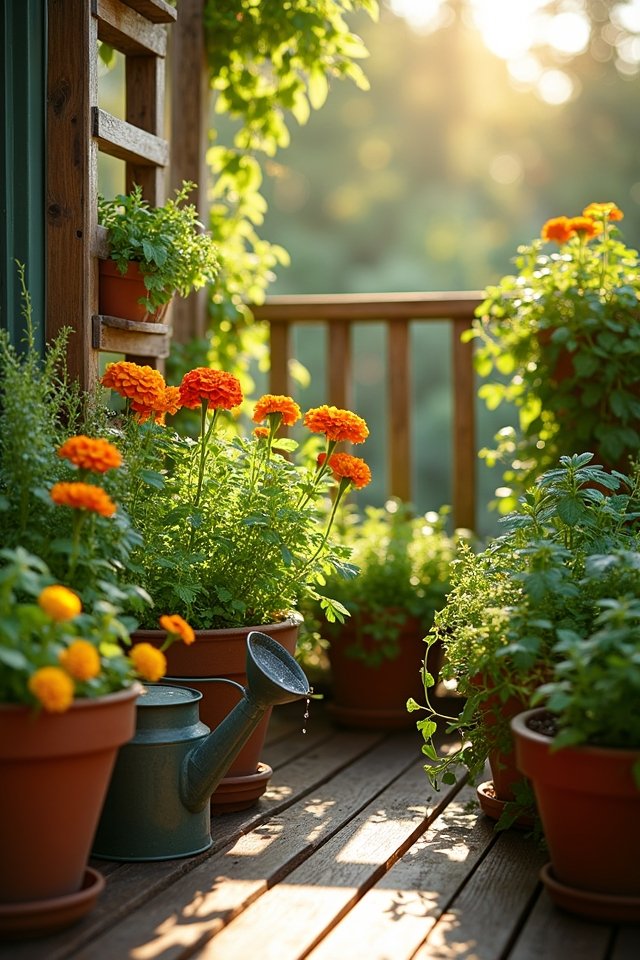 seasonal balcony garden rotation