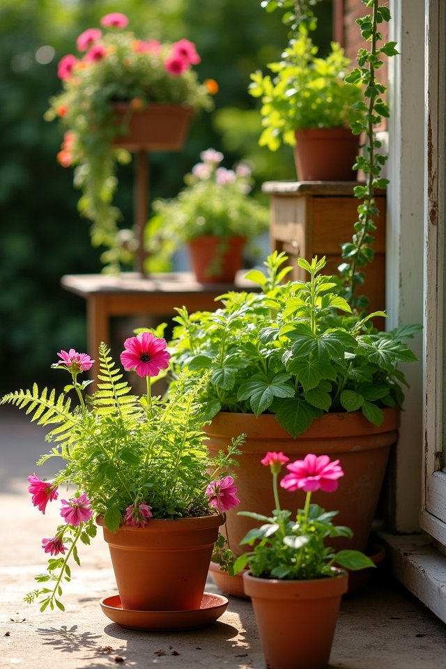 seasonal blooms for patios