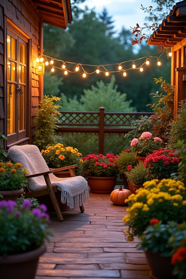 seasonal container garden decor