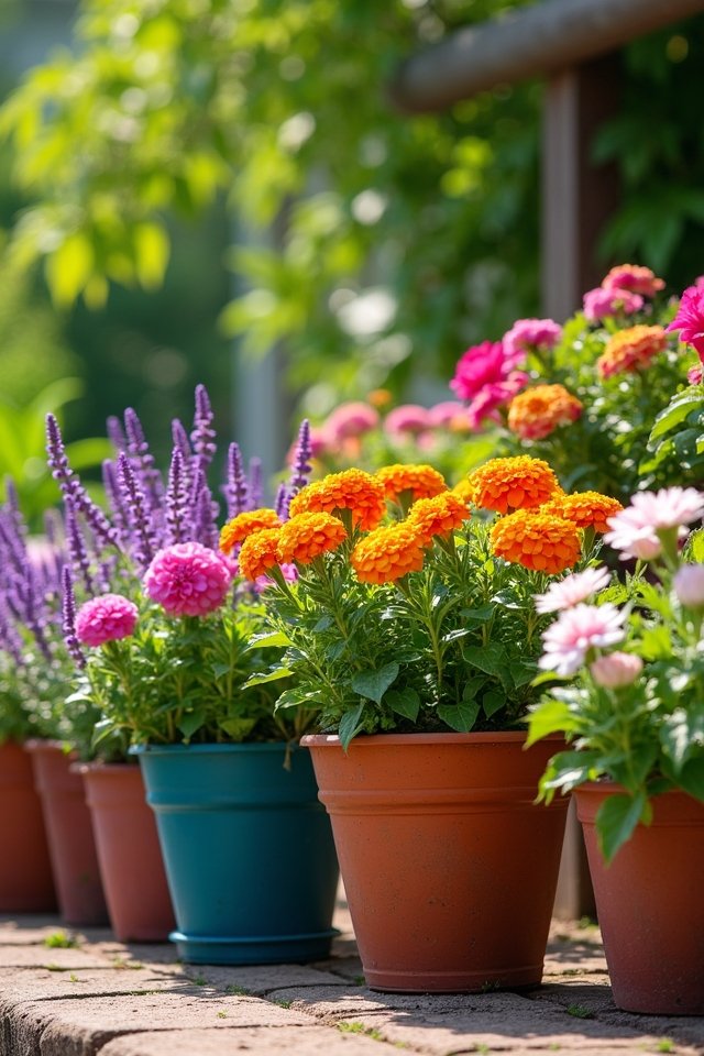 seasonal container garden planting