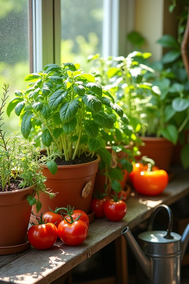 seasonal container vegetable gardening