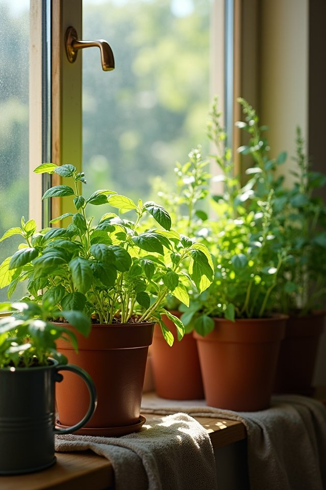 seasonal herb garden care