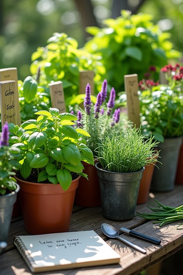 seasonal herb garden care