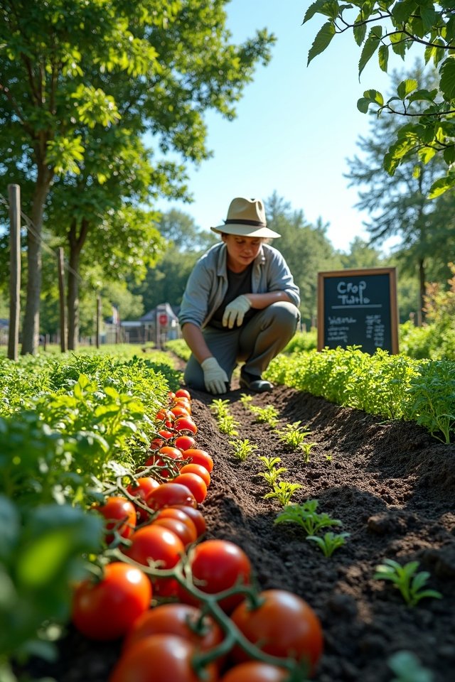 seasonal planting and crop rotation