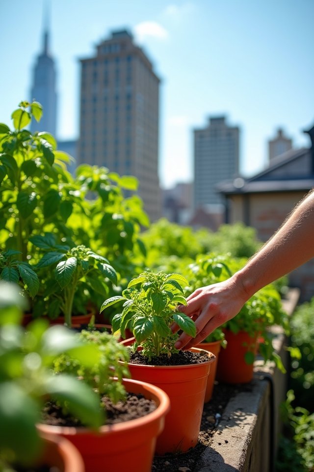 seasonal urban gardening excitement