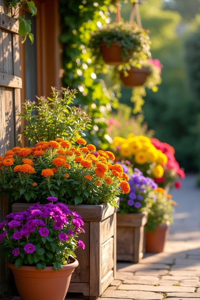 seasonal vibrant plant displays