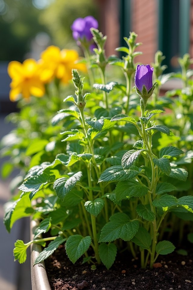 self watering container gardening benefits
