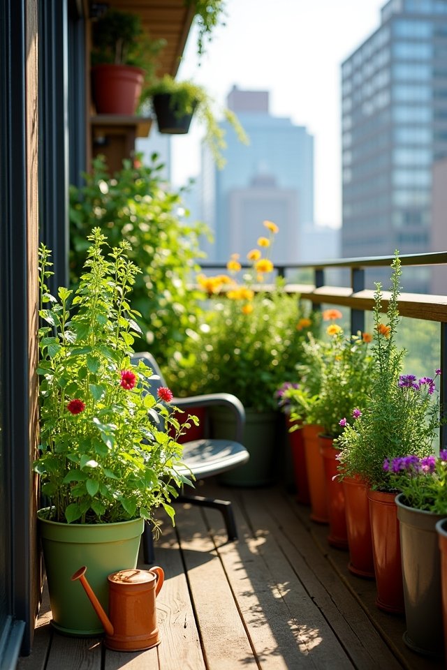 simple fun balcony gardening