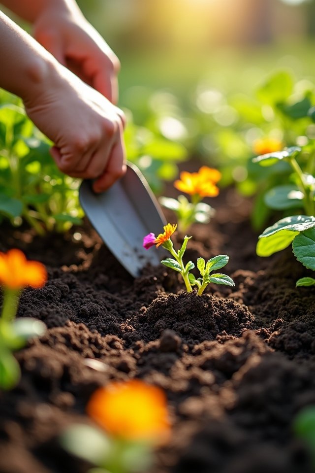 soil preparation for flowers