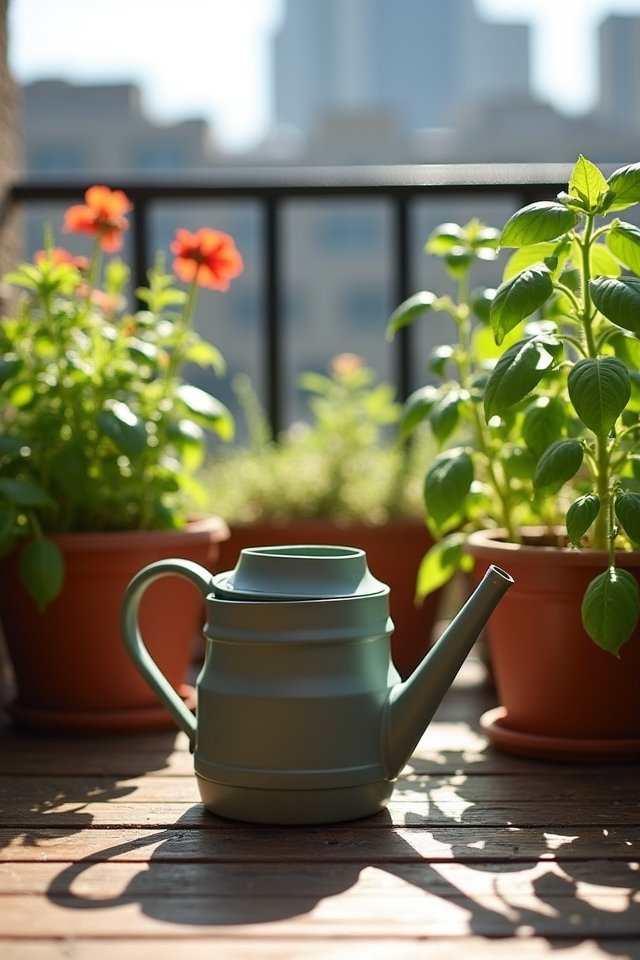 space saving collapsible watering can