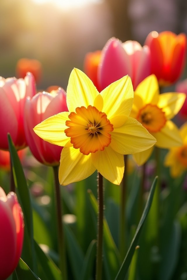 spring flowers burst forth
