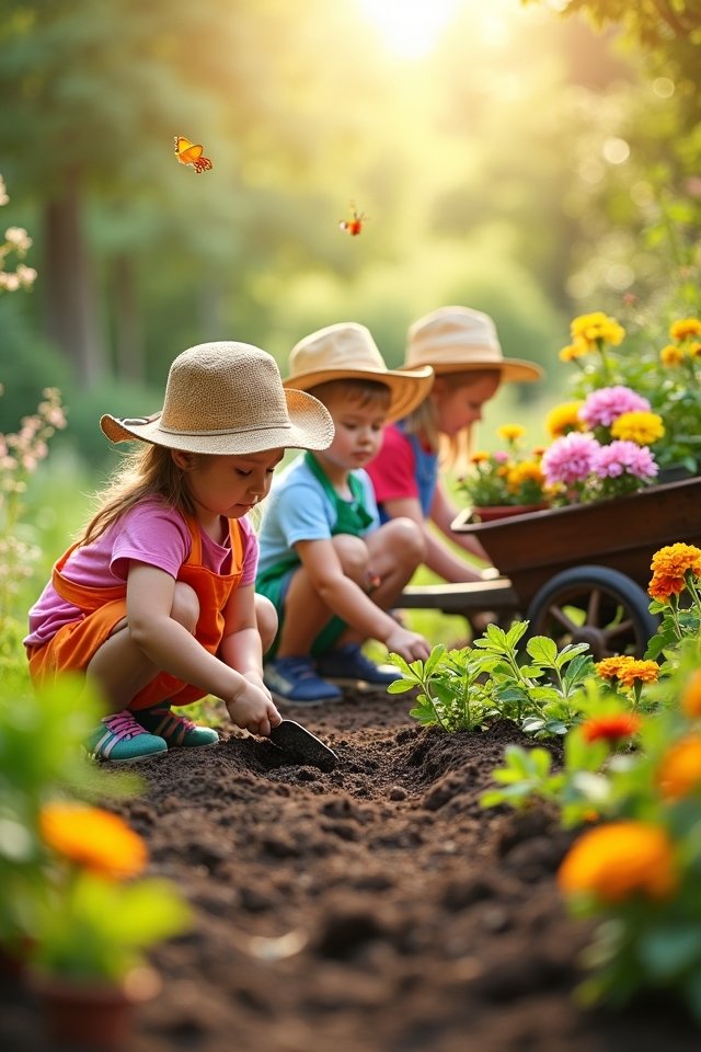 spring planting family adventure