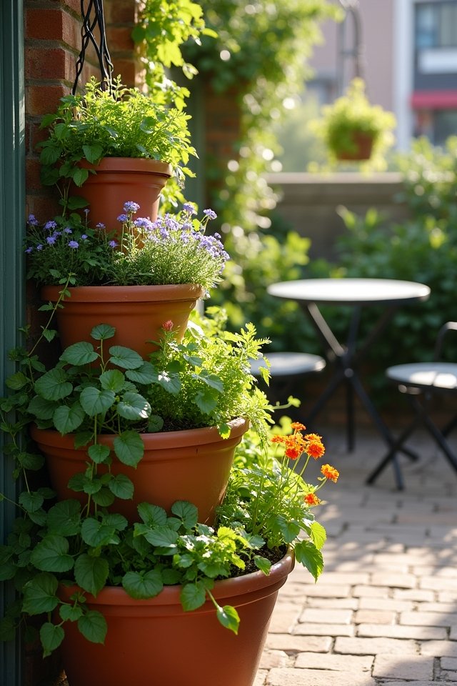 stackable planters maximize space