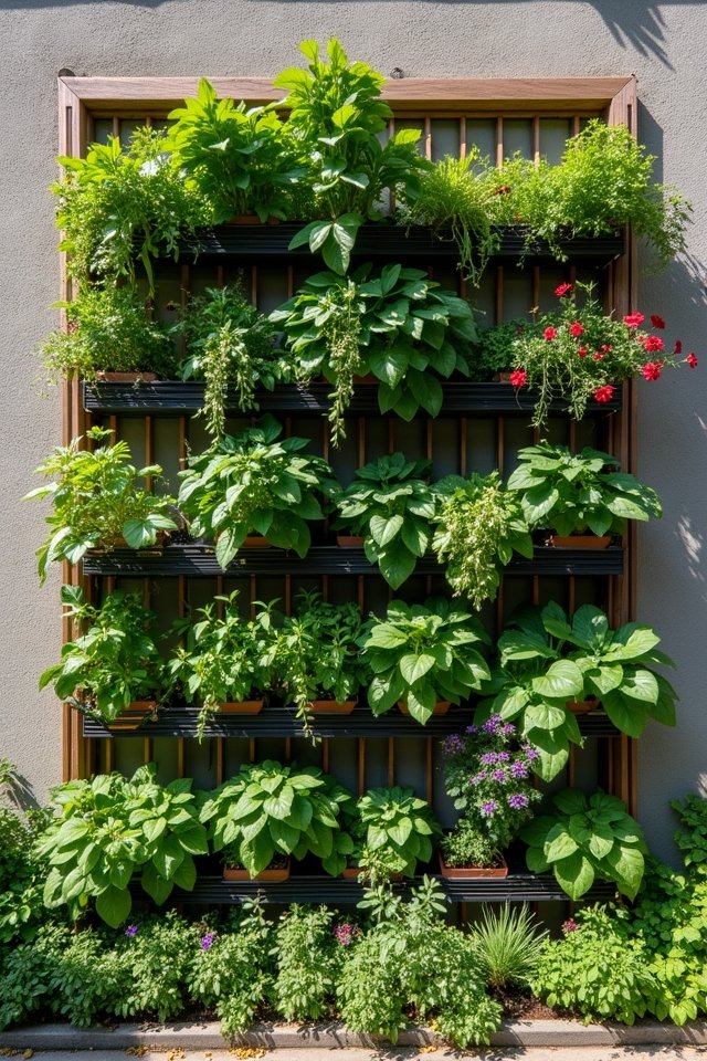 strong vertical garden support