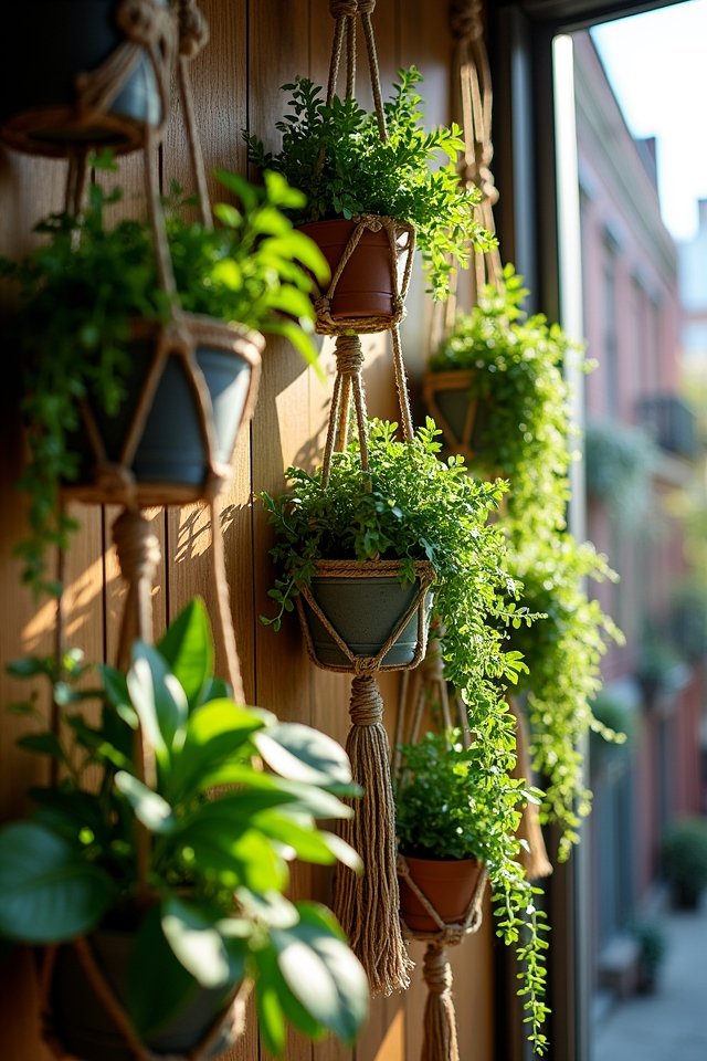 stylish macrame plant hangers