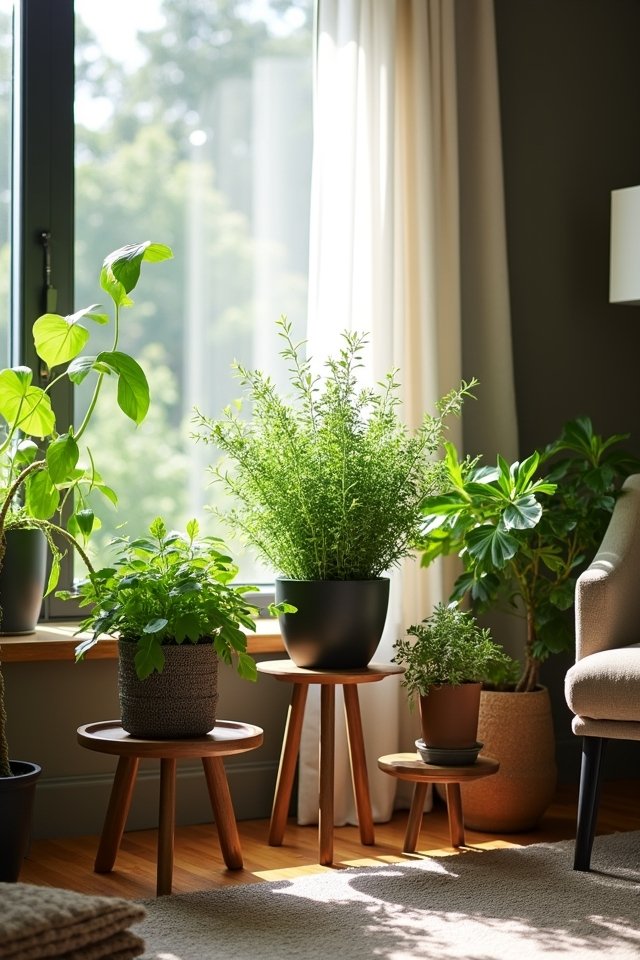 stylish self watering planters