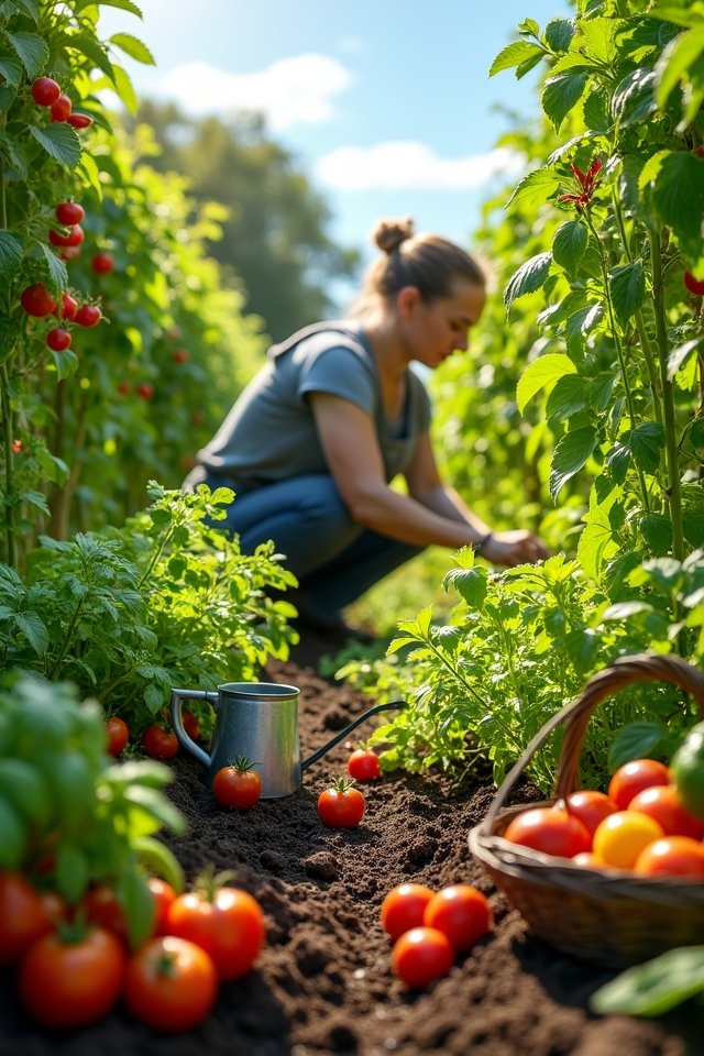summer garden maintenance techniques