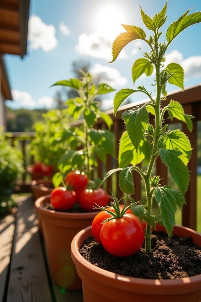 sunlight exposure for tomatoes