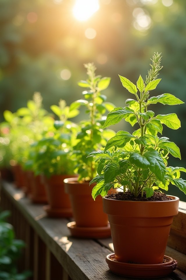 sunlight for thriving herbs